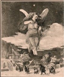 Weihnachtszeit - Aquarell 1932 (Andere) Weihnachtszeit - Aquarell 1932 (Andere)